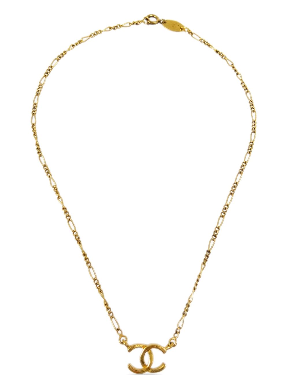 CHANEL Pre-Owned 1982 CC pendant necklace - Gold von CHANEL Pre-Owned