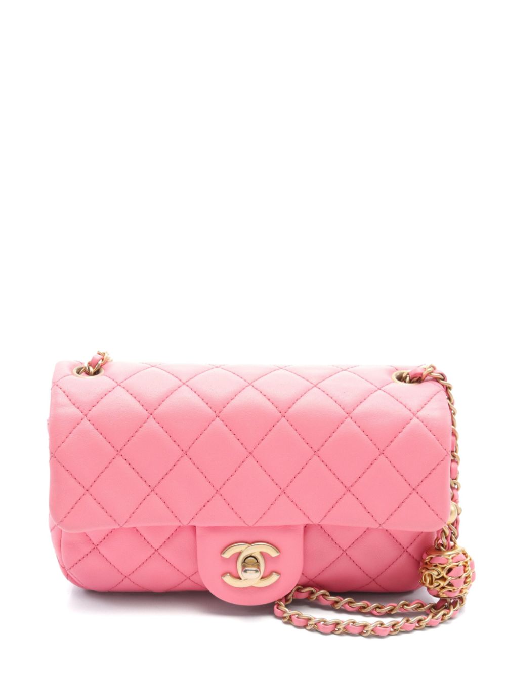 CHANEL Pre-Owned 1986-1988 mini Flap shoulder bag - Pink von CHANEL Pre-Owned