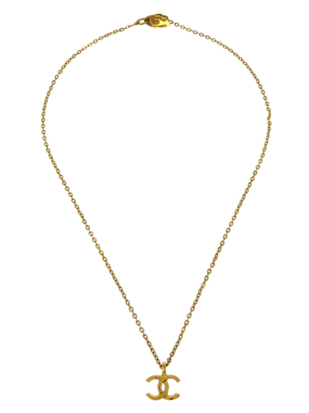 CHANEL Pre-Owned 1990-2000 CC pendant necklace - Gold von CHANEL Pre-Owned