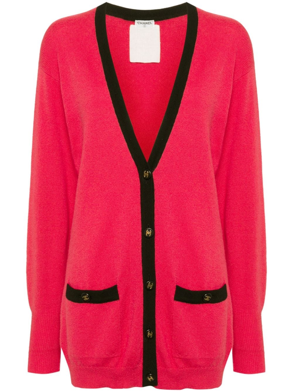 CHANEL Pre-Owned 1990-2000s long sleeves cardigan - Pink von CHANEL Pre-Owned