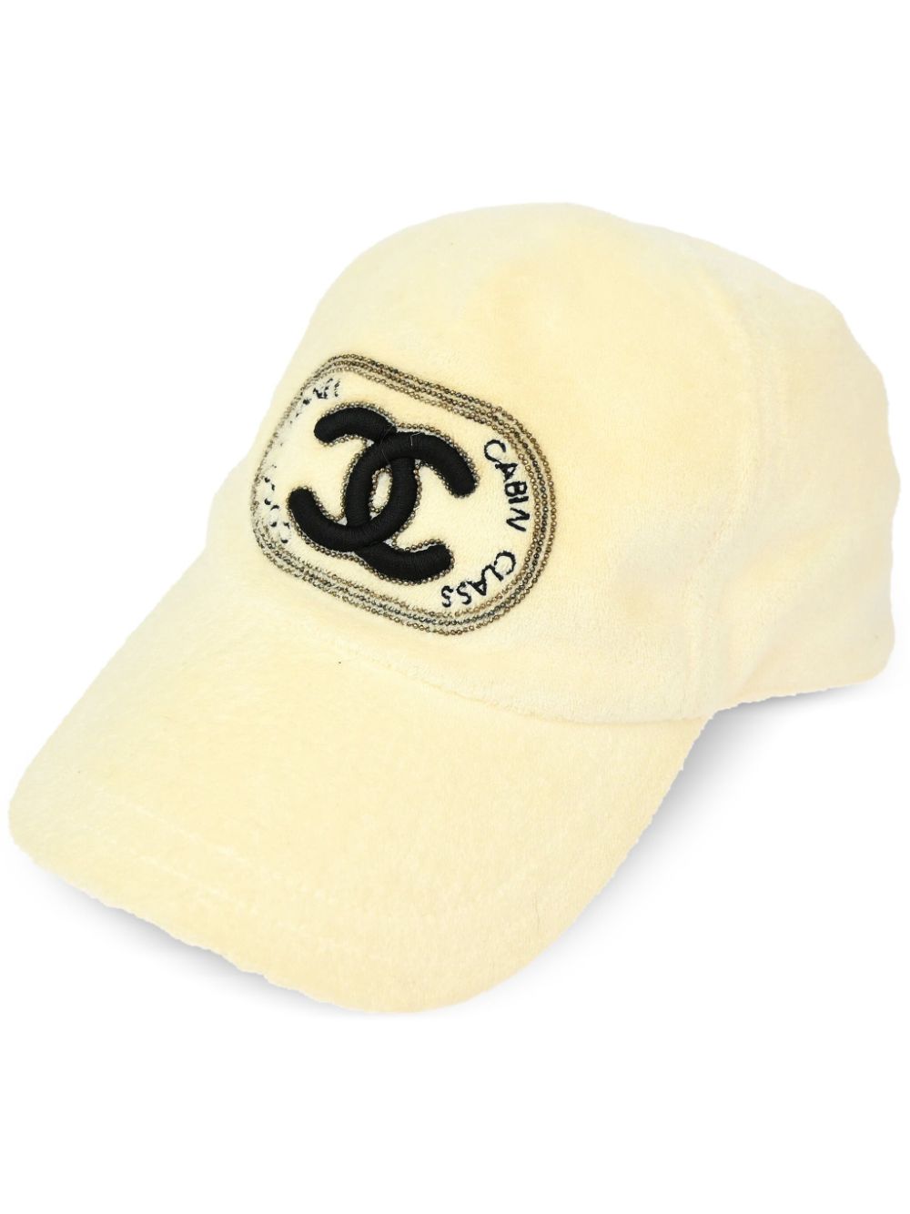 CHANEL Pre-Owned 1990-2000s CC logo cap - Neutrals von CHANEL Pre-Owned