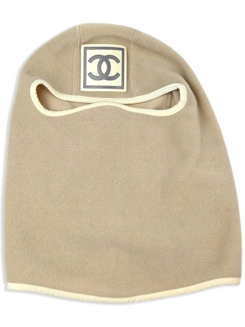 CHANEL Pre-Owned 1990-2000s Sport Line ski mask balaclava - Neutrals von CHANEL Pre-Owned