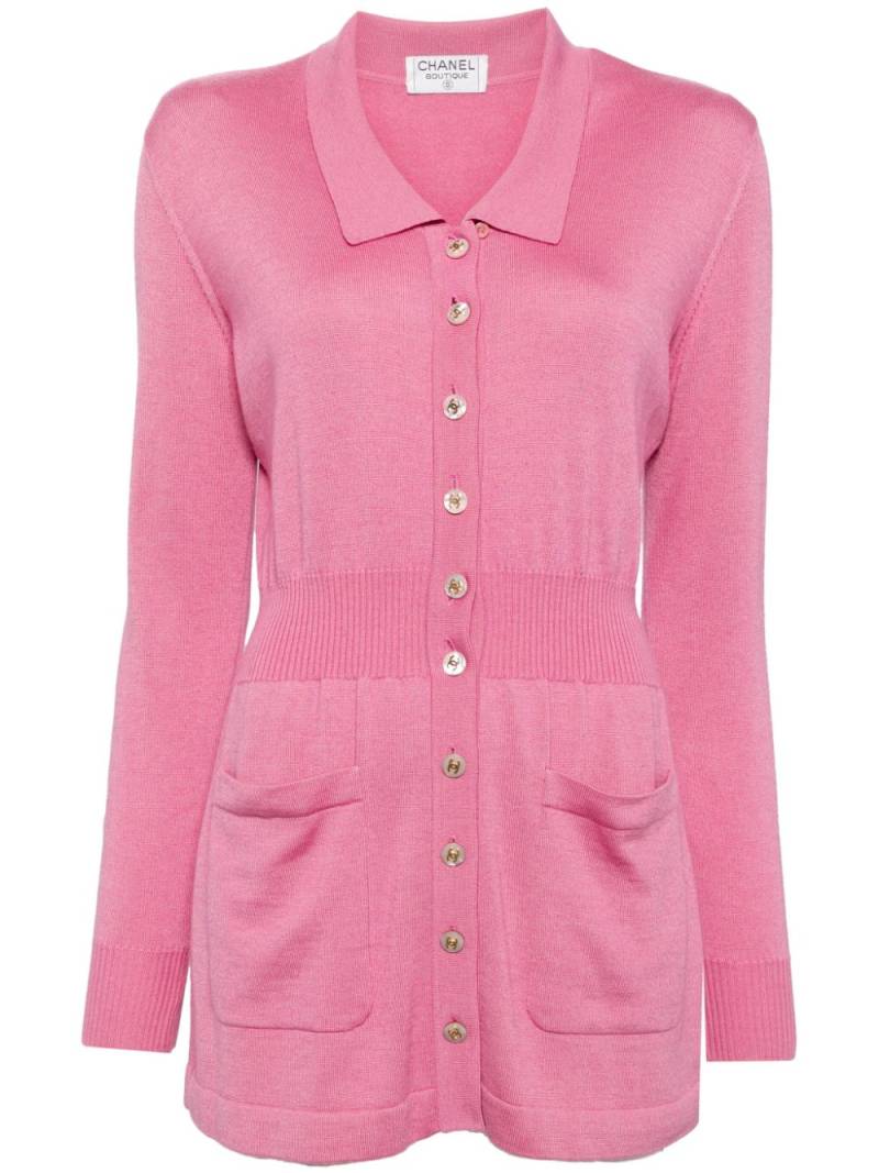 CHANEL Pre-Owned 1990-2000s classic collar cardigan - Pink von CHANEL Pre-Owned