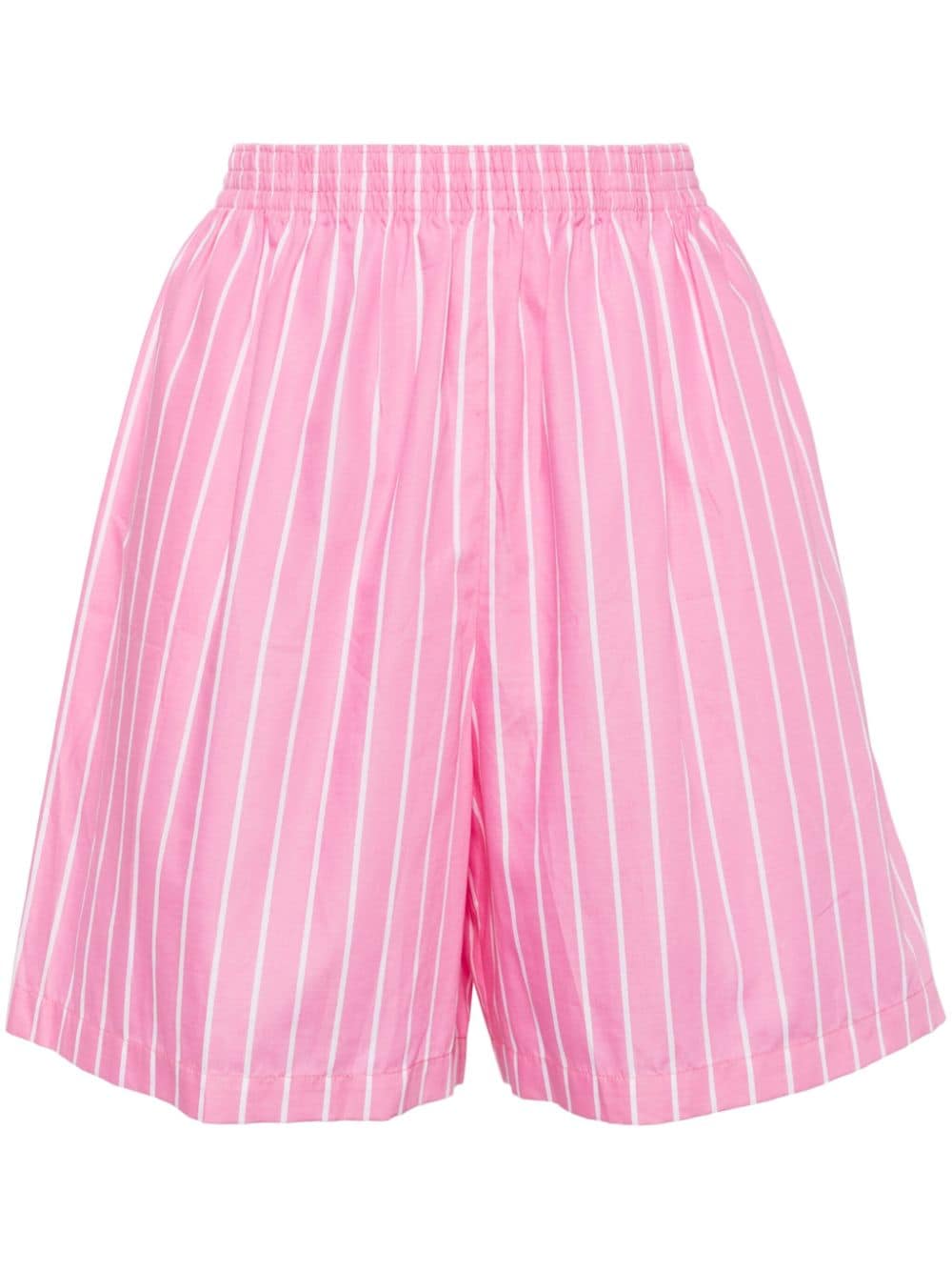 CHANEL Pre-Owned 1990-2000s striped cotton shorts - Pink von CHANEL Pre-Owned
