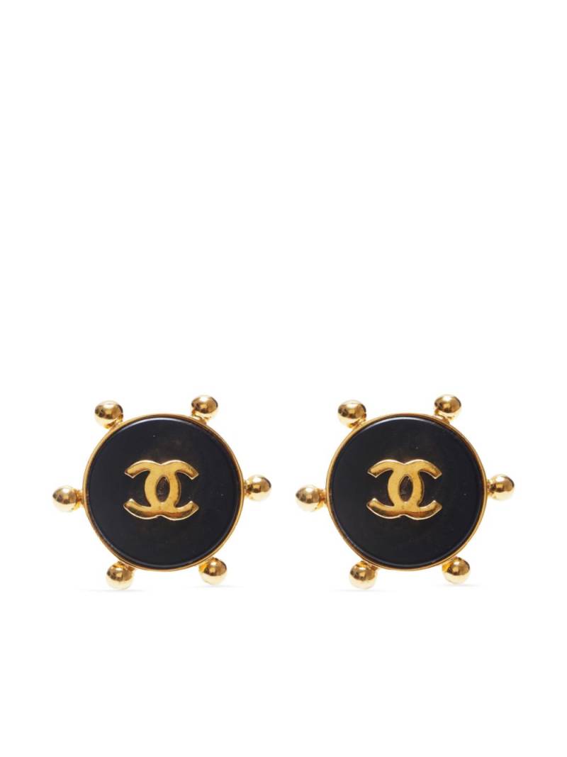 CHANEL Pre-Owned 1990 CC Mark earrings - Gold von CHANEL Pre-Owned