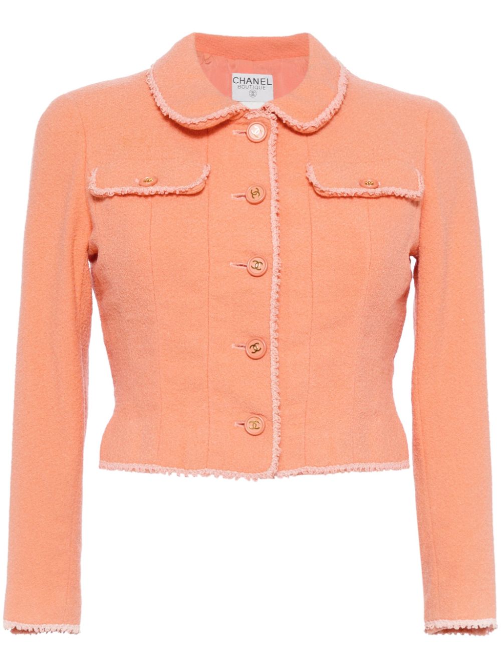 CHANEL Pre-Owned 1990 single-breasted jacket - Orange von CHANEL Pre-Owned