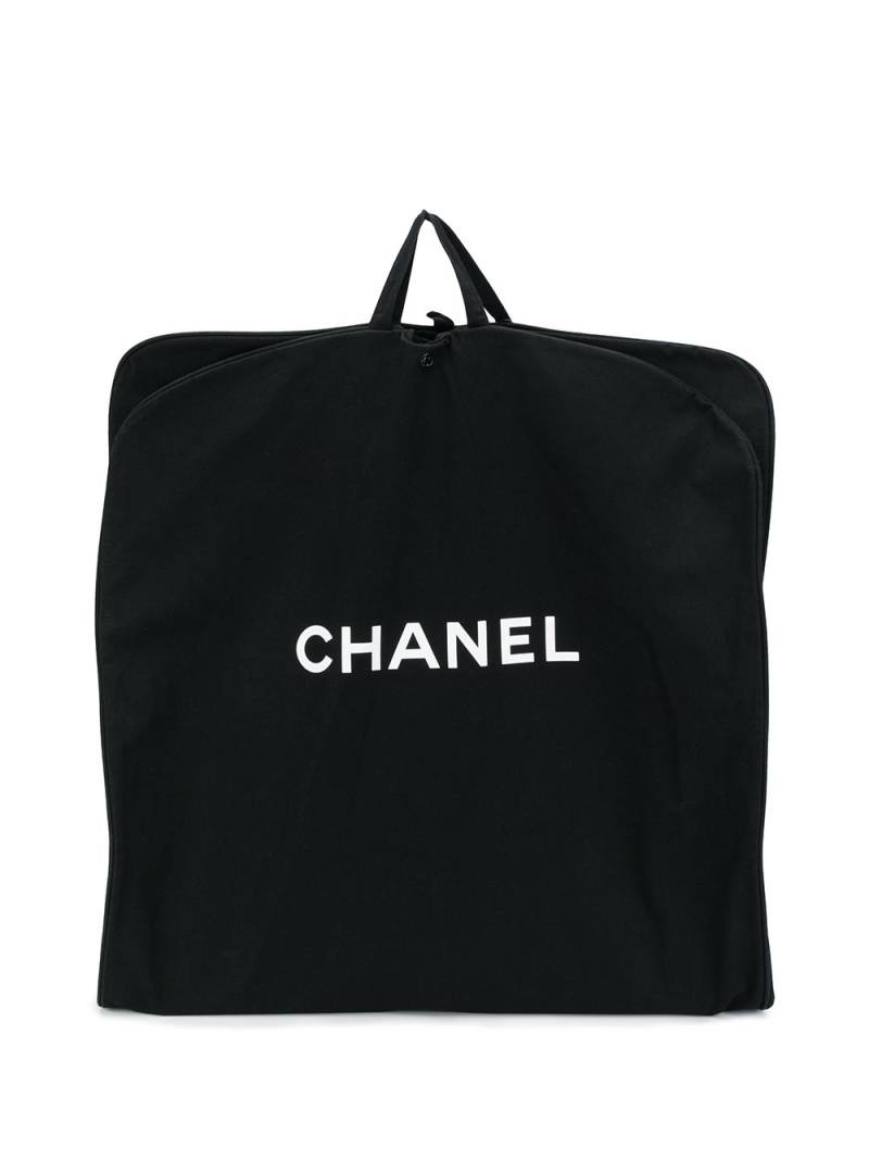 CHANEL Pre-Owned 1990s logo print clothing hanger - Black von CHANEL Pre-Owned