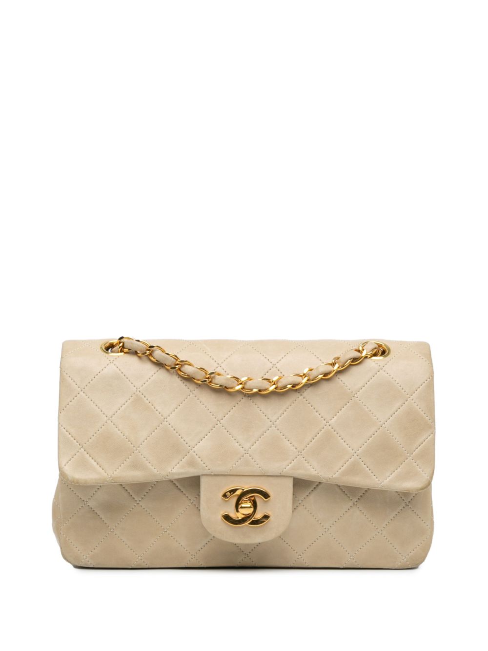 CHANEL Pre-Owned 1991-1994 Small Classic Lambskin Double Flap shoulder bag - Brown von CHANEL Pre-Owned