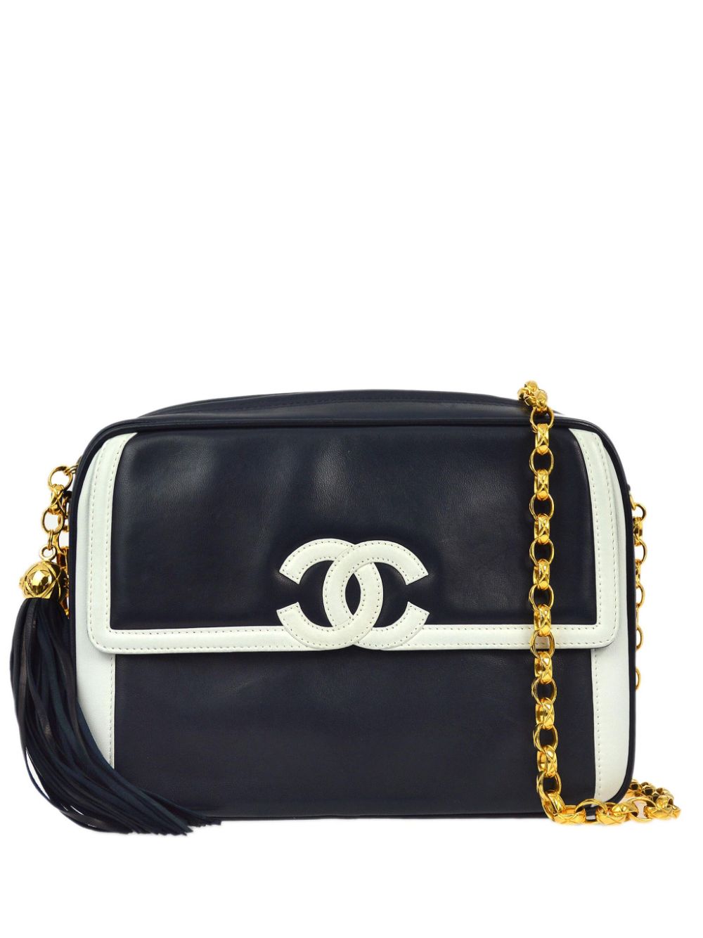 CHANEL Pre-Owned 1992 CC tassel-detail camera bag - Black von CHANEL Pre-Owned