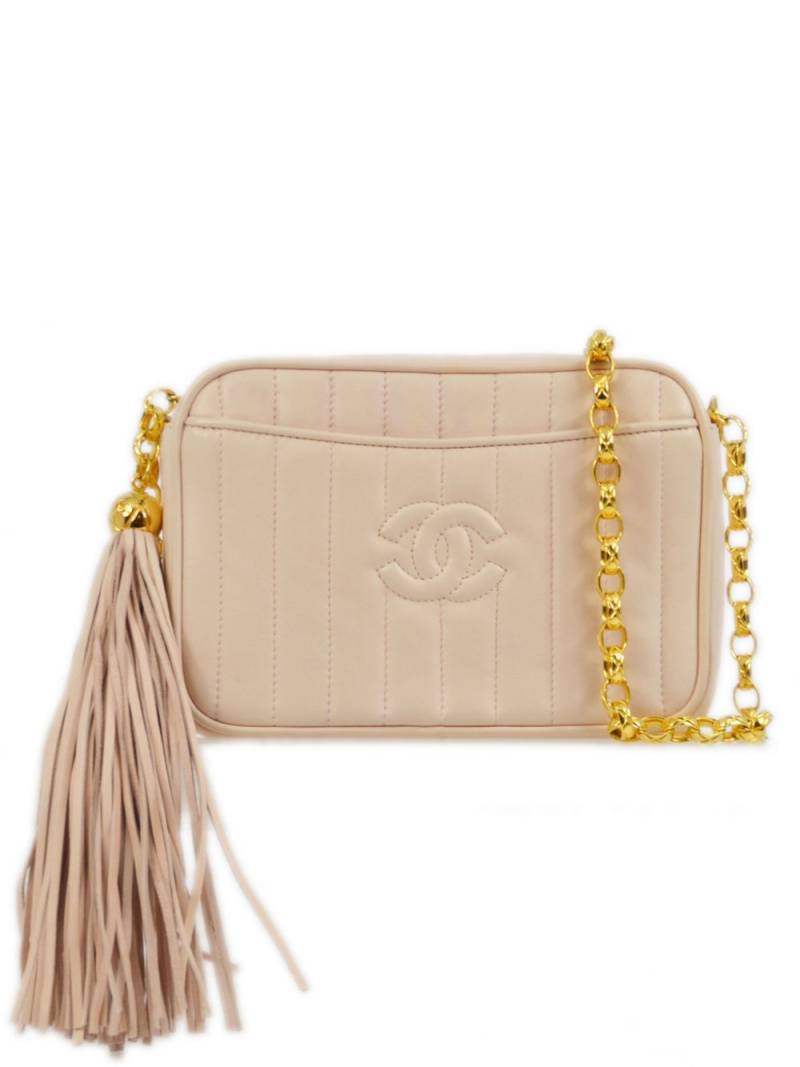 CHANEL Pre-Owned 1992 Mademoiselle Fringe shoulder bag - Pink von CHANEL Pre-Owned