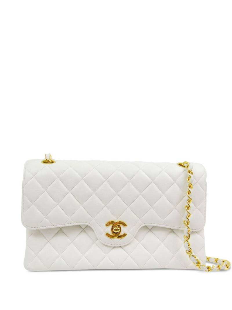 CHANEL Pre-Owned 1992 medium Double Flap shoulder bag - White von CHANEL Pre-Owned