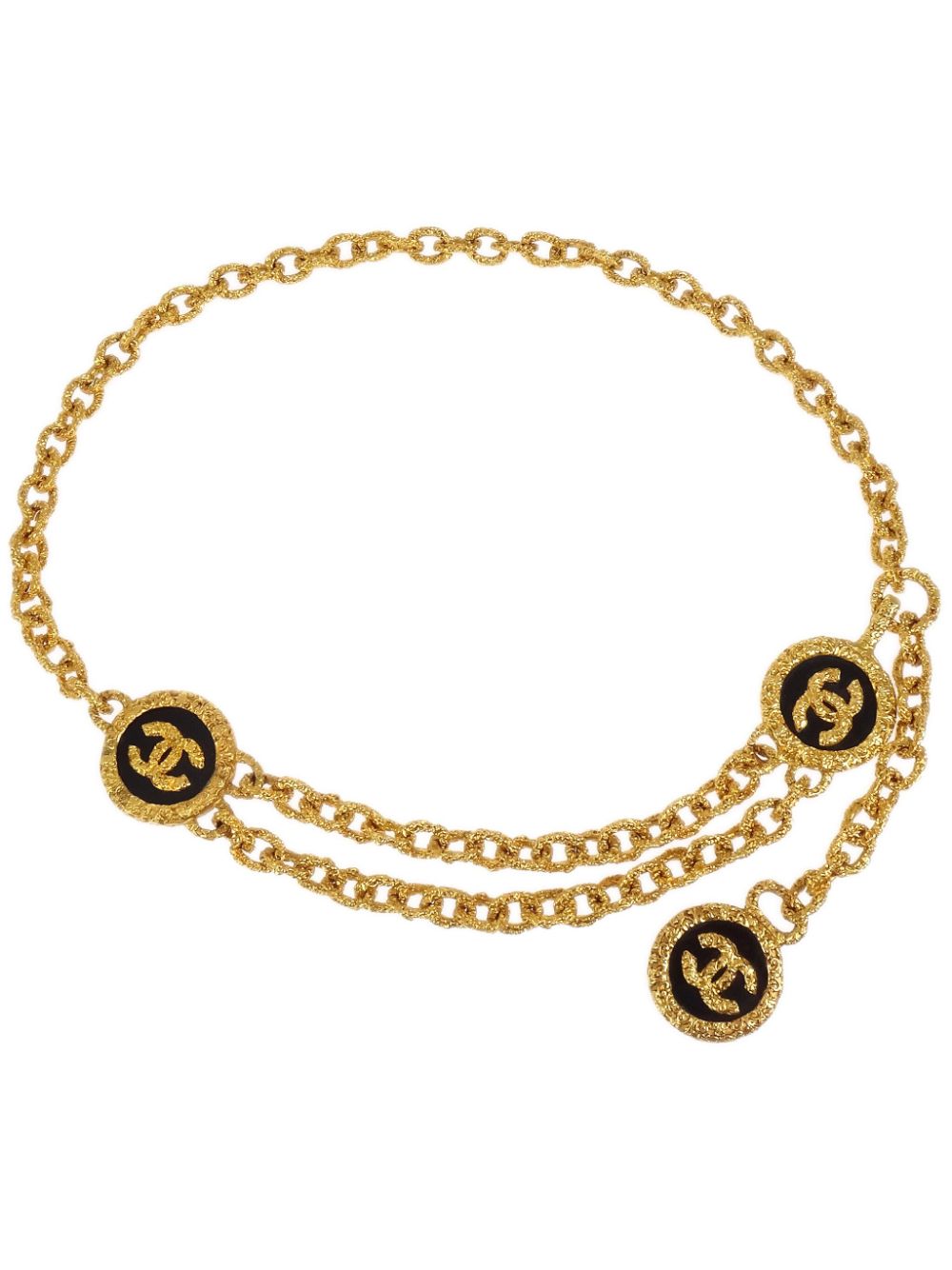 CHANEL Pre-Owned 1993 CC-charm chain belt - Gold von CHANEL Pre-Owned