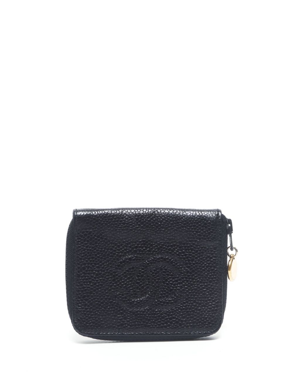 CHANEL Pre-Owned 1994-1999 CC coin purse - Black von CHANEL Pre-Owned