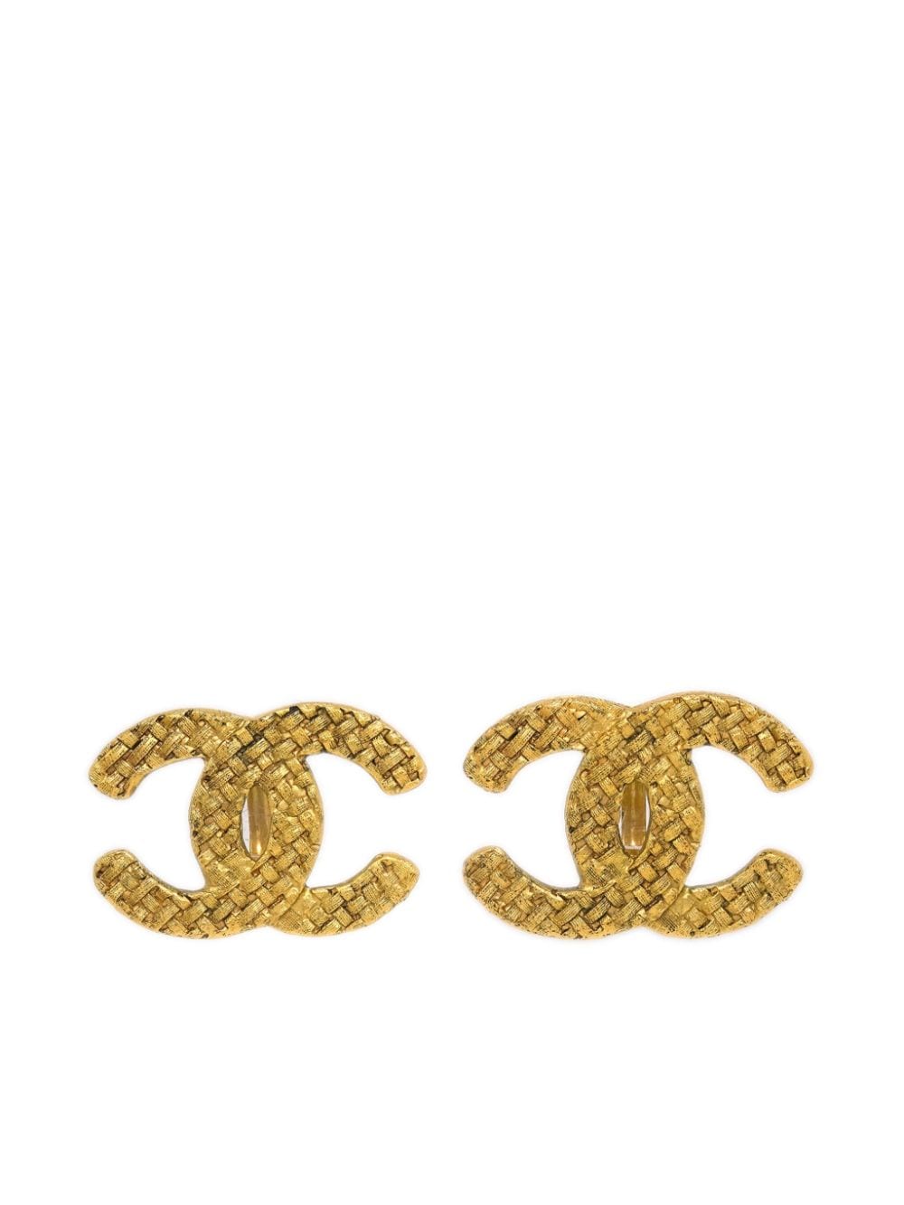 CHANEL Pre-Owned 1994 CC clip-on earrings - Gold von CHANEL Pre-Owned