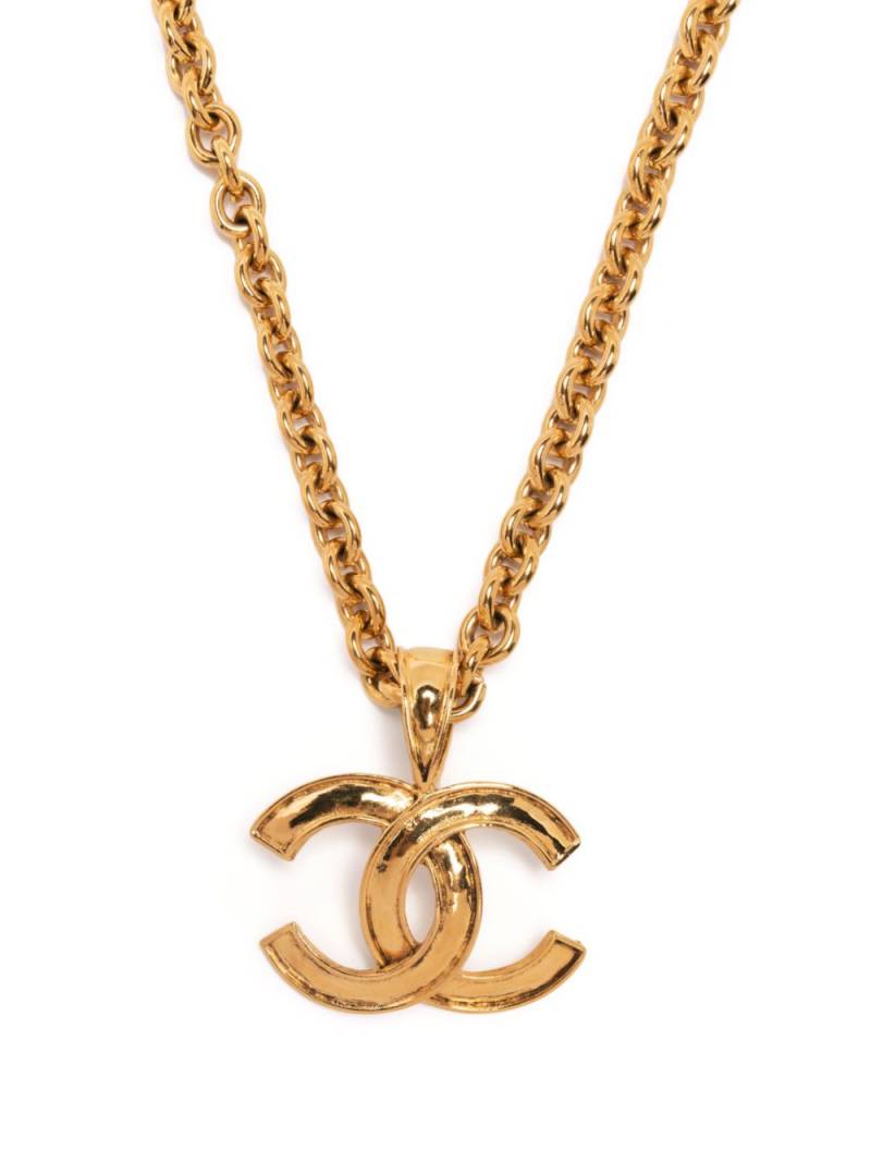 CHANEL Pre-Owned 1994 CC pendant necklace - Gold von CHANEL Pre-Owned