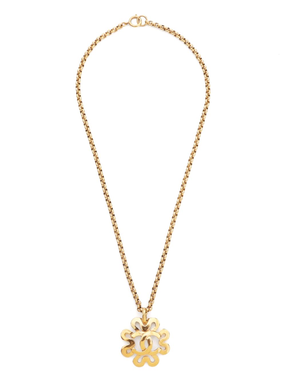 CHANEL Pre-Owned 1995 CC pendant necklace - Gold von CHANEL Pre-Owned