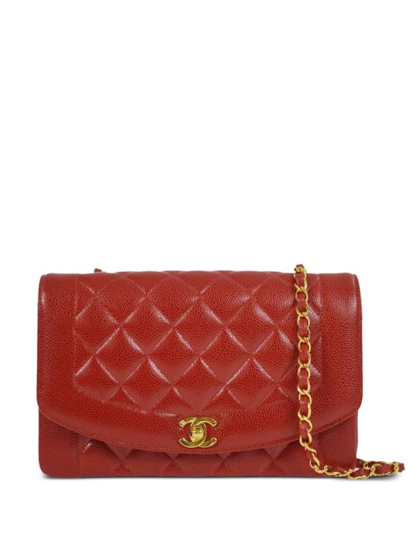 CHANEL Pre-Owned 1995 Diana shoulder bag - Red von CHANEL Pre-Owned