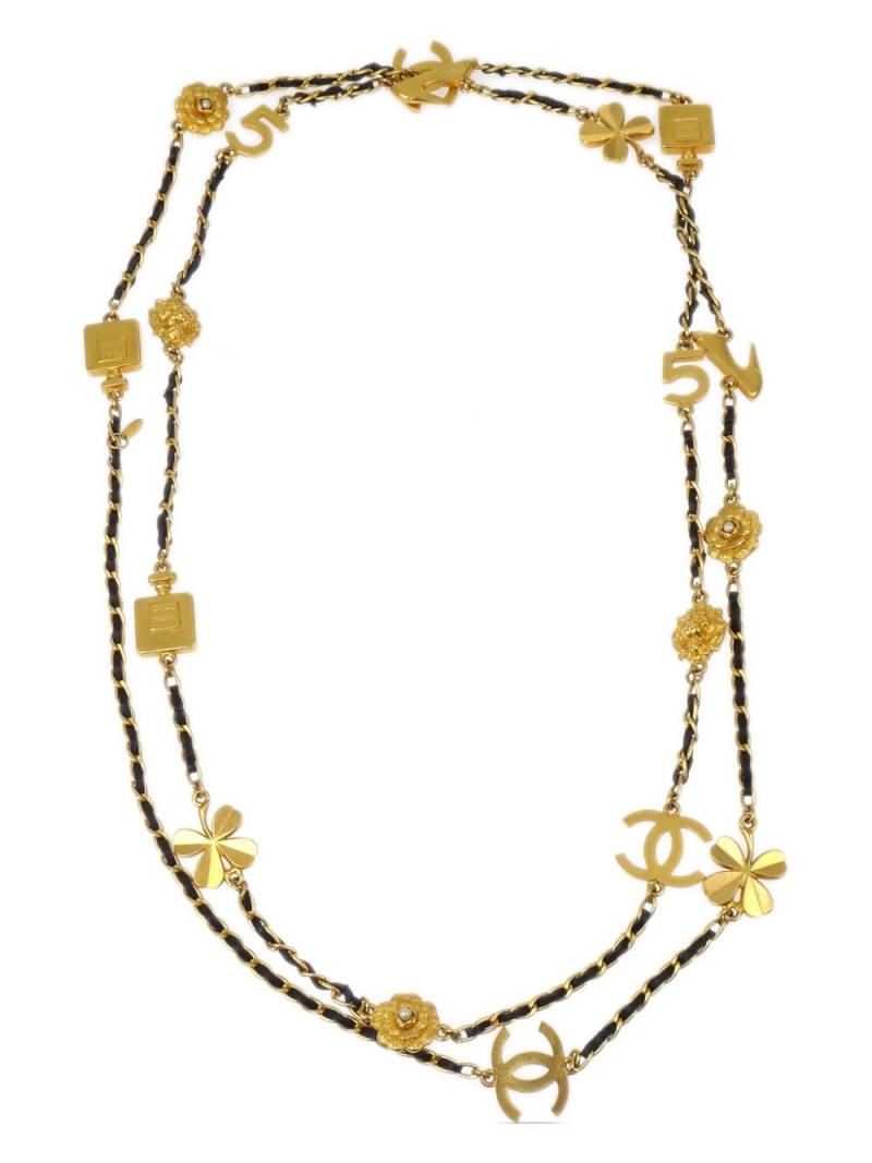 CHANEL Pre-Owned 1995 Icons charm necklace - Gold von CHANEL Pre-Owned