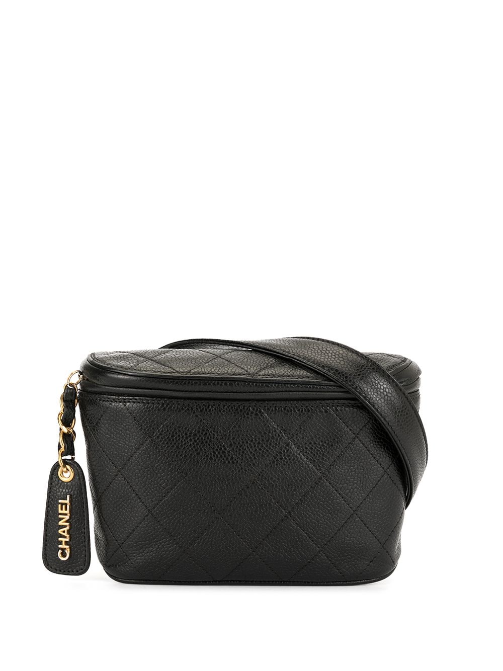 CHANEL Pre-Owned 1995 diamond quilted belt bag - Black von CHANEL Pre-Owned