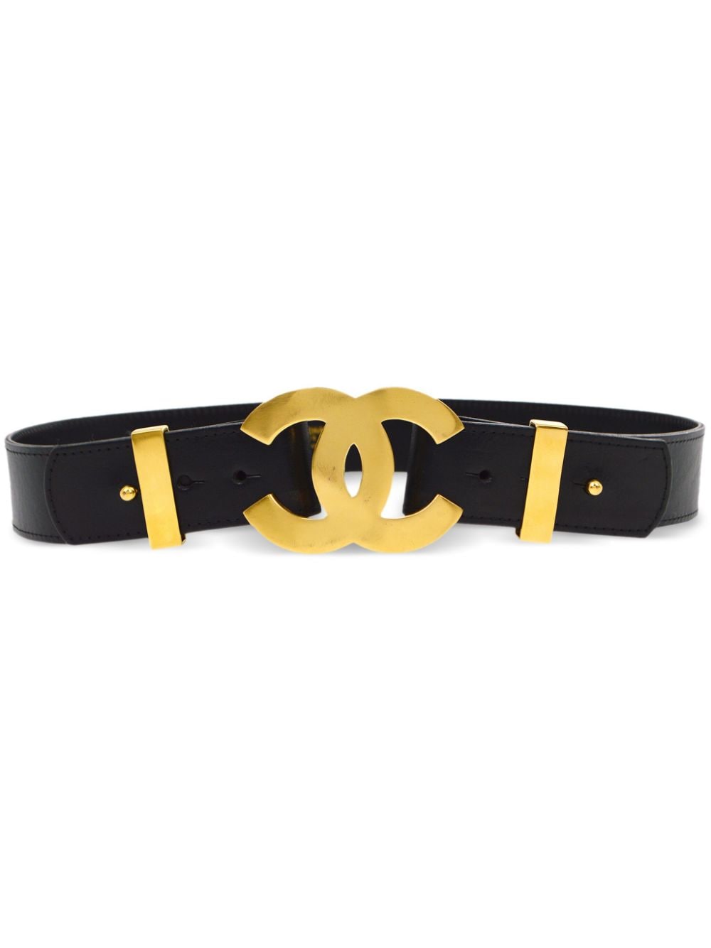 CHANEL Pre-Owned 1996 CC belt - Black von CHANEL Pre-Owned