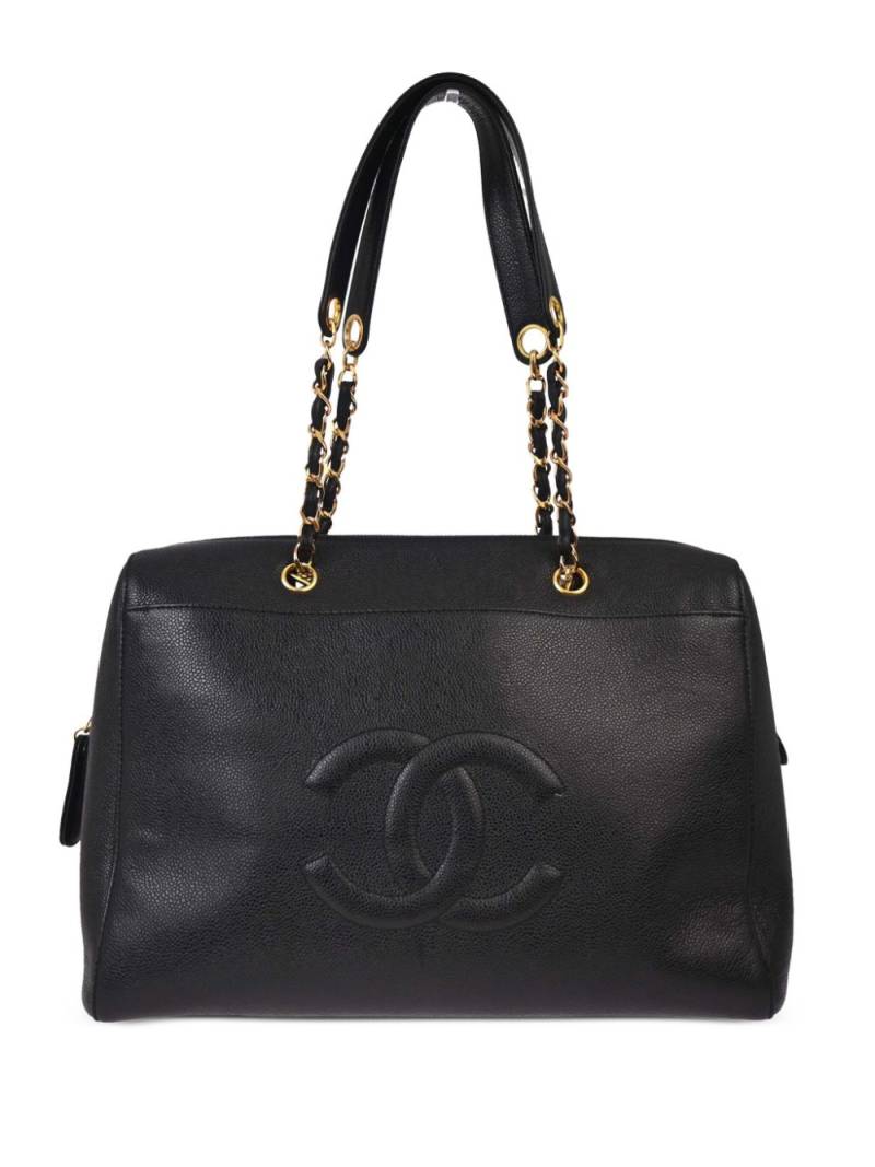 CHANEL Pre-Owned 1998 CC tote bag - Black von CHANEL Pre-Owned