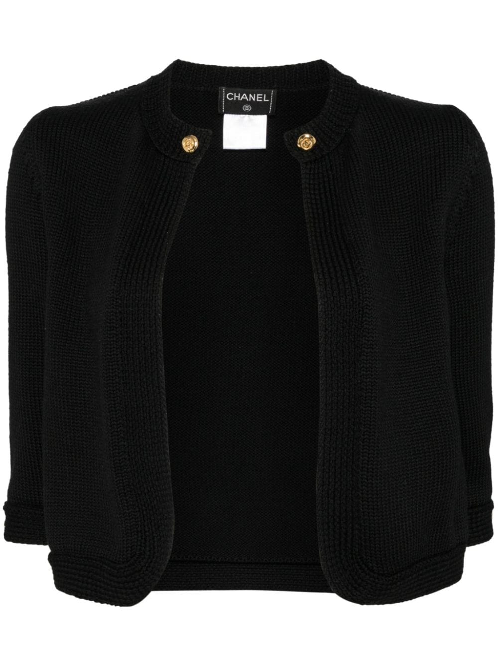 CHANEL Pre-Owned 1999 wool cardigan - Black von CHANEL Pre-Owned