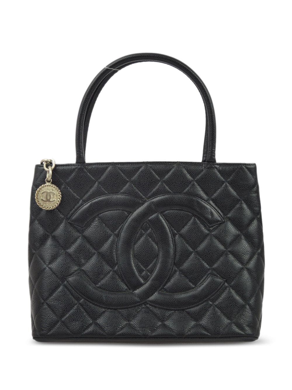 CHANEL Pre-Owned 2000 Medallion tote bag - Black von CHANEL Pre-Owned