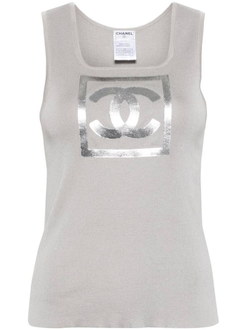 CHANEL Pre-Owned 2001 Sport Line sleeveless top - Grey von CHANEL Pre-Owned