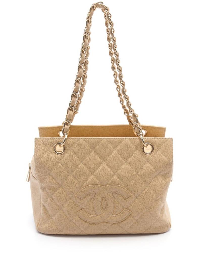 CHANEL Pre-Owned 2002-2003 Caviar Grand Shopping tote bag - Neutrals von CHANEL Pre-Owned