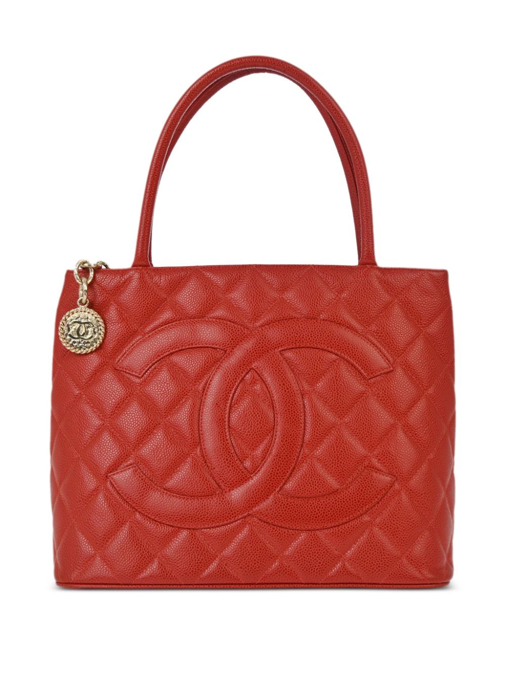 CHANEL Pre-Owned 2002 Medallion tote bag - Red von CHANEL Pre-Owned