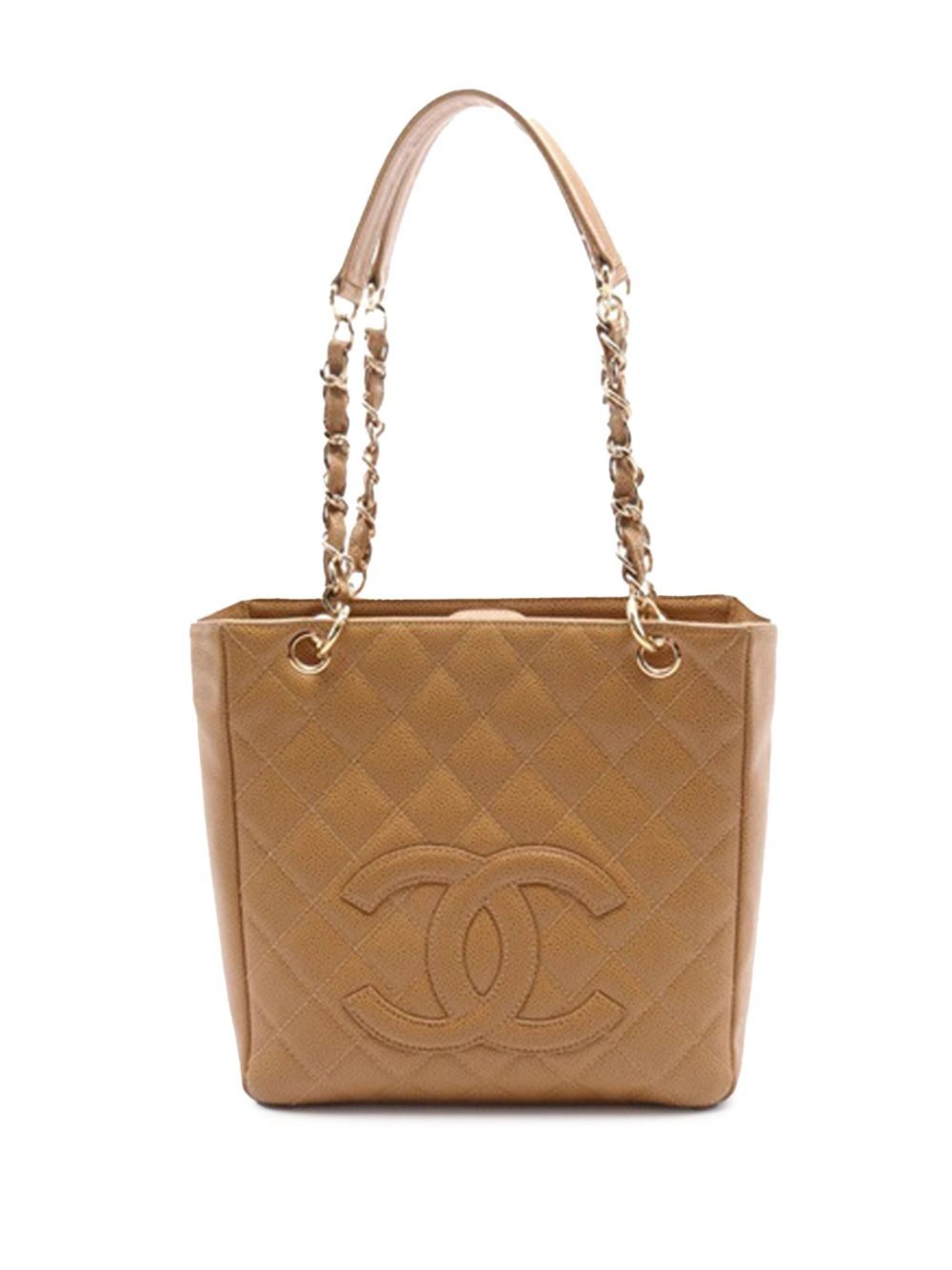 CHANEL Pre-Owned 2003-2004 Caviar Petite Shopping tote bag - Brown von CHANEL Pre-Owned