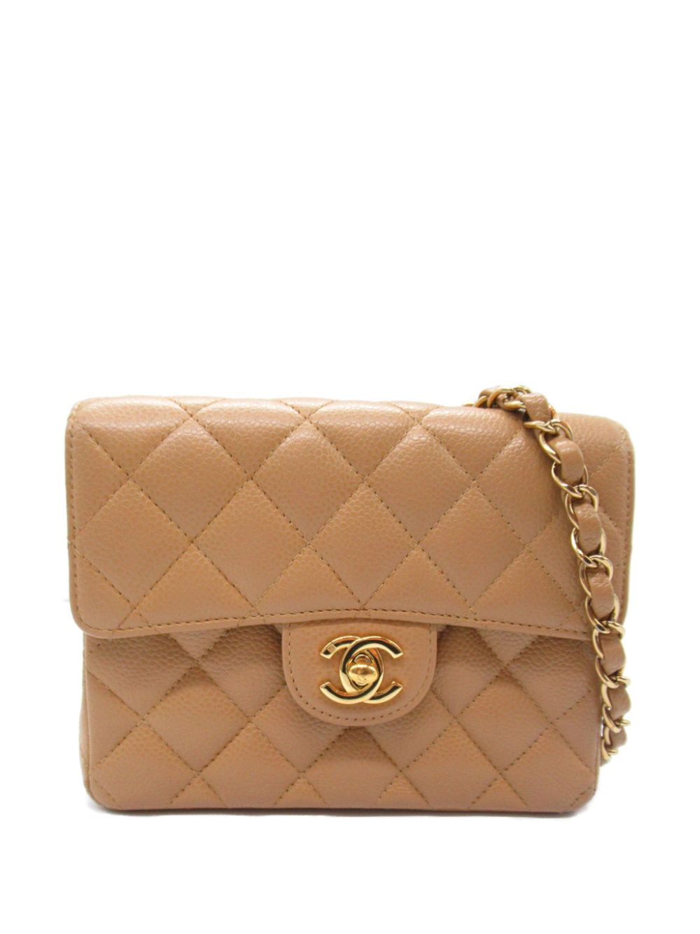 CHANEL Pre-Owned 2003-2004 mini Classic Flap shoulder bag - Neutrals von CHANEL Pre-Owned