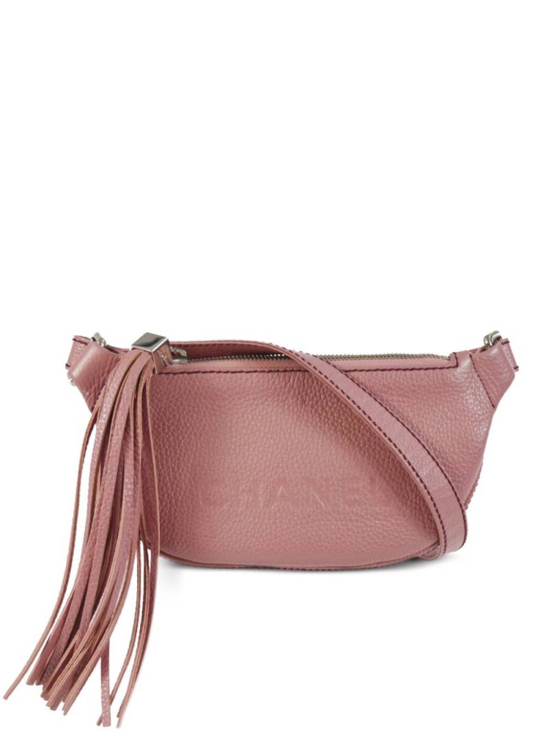 CHANEL Pre-Owned 2003 Fringe leather shoulder bag - Pink von CHANEL Pre-Owned