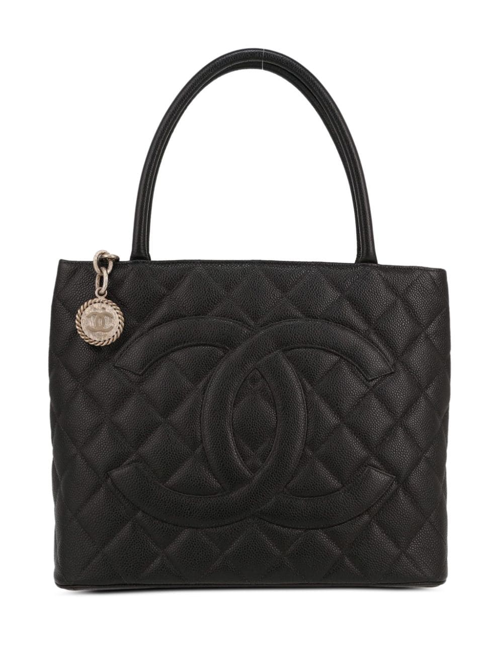 CHANEL Pre-Owned 2003 Medallion tote bag - Black von CHANEL Pre-Owned