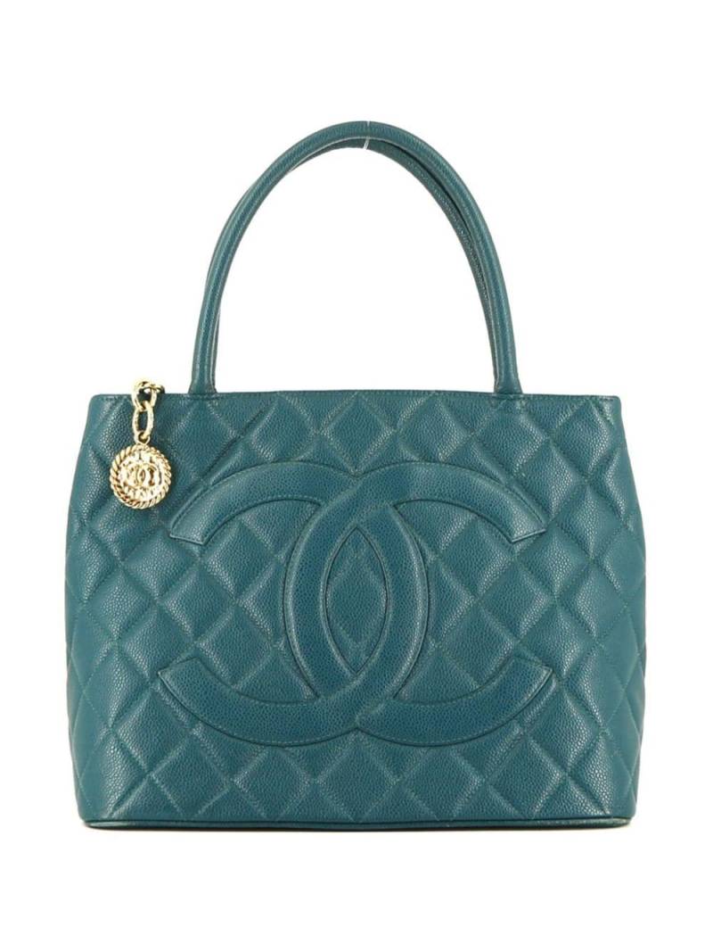 CHANEL Pre-Owned 2003 Medallion tote bag - Blue von CHANEL Pre-Owned