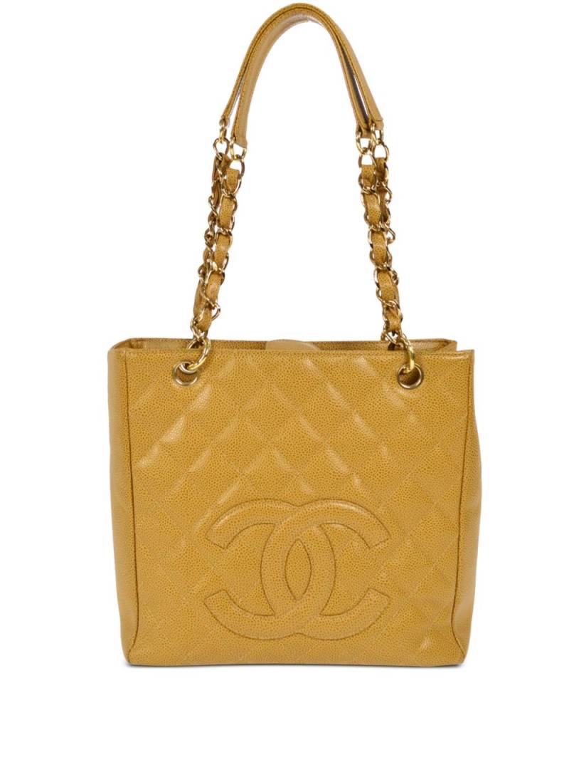 CHANEL Pre-Owned 2003 Petite Shopping Tote - Neutrals von CHANEL Pre-Owned