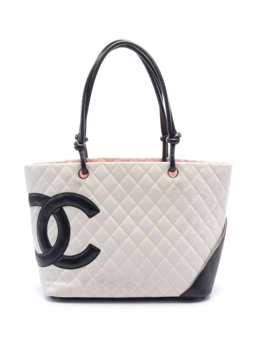 CHANEL Pre-Owned 2004-2005 large Cambon line tote bag - White von CHANEL Pre-Owned