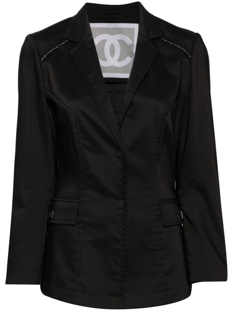 CHANEL Pre-Owned 2004 CC-buttons single-breasted blazer - Black von CHANEL Pre-Owned