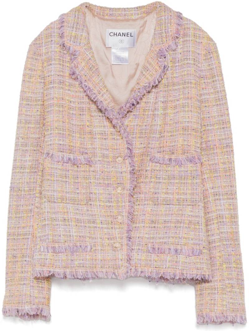 CHANEL Pre-Owned 2004 single-breasted blazer - Purple von CHANEL Pre-Owned