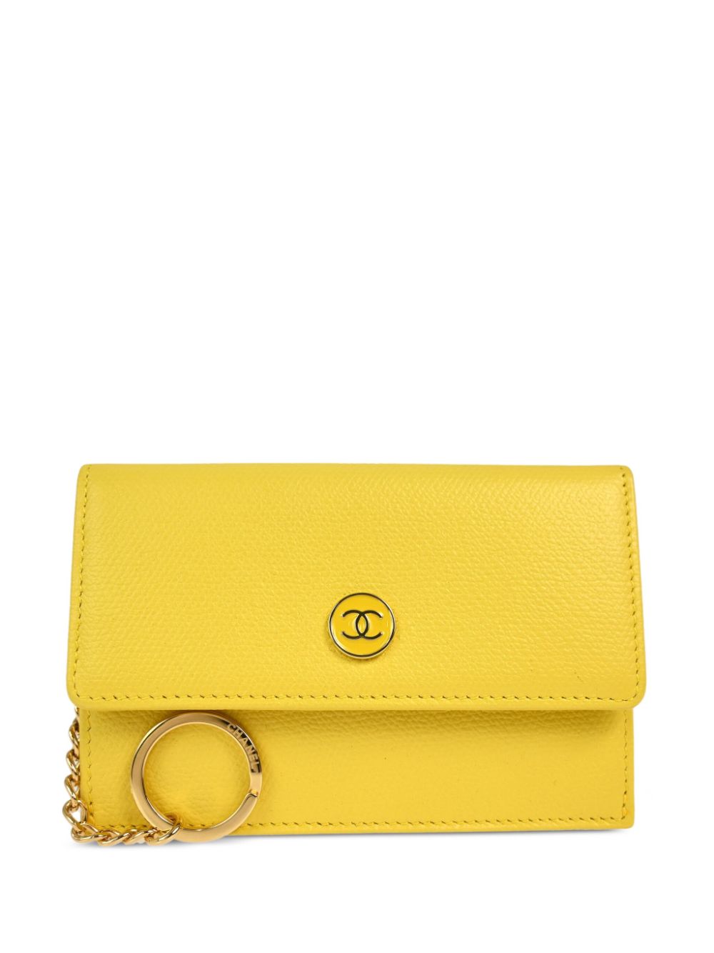 CHANEL Pre-Owned 2005 CC coin purse - Yellow von CHANEL Pre-Owned