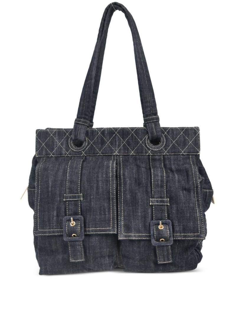 CHANEL Pre-Owned 2006 denim tote bag - Blue von CHANEL Pre-Owned