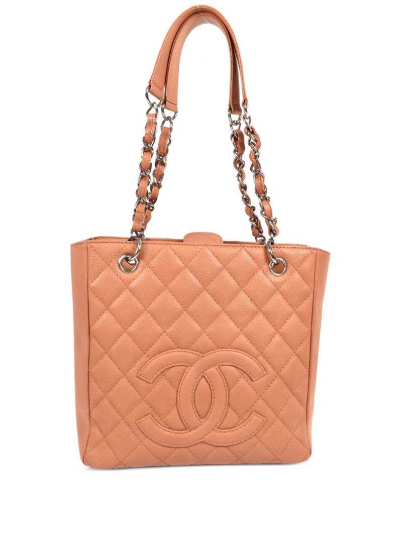 CHANEL Pre-Owned 2008 Petite Shopping Tote bag - Orange von CHANEL Pre-Owned