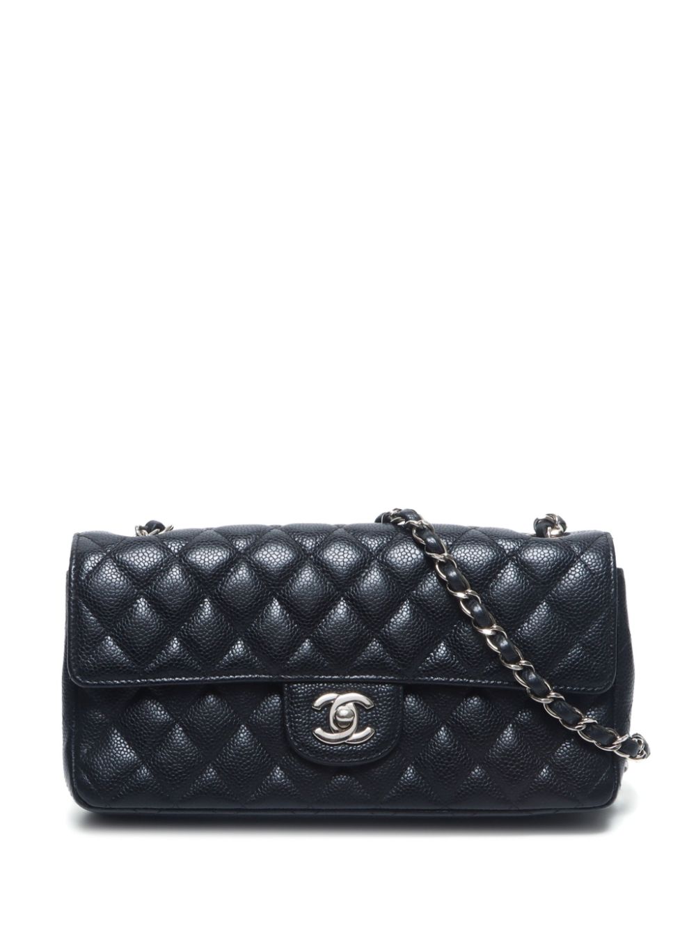 CHANEL Pre-Owned 2009-2010 East West shoulder bag - Black von CHANEL Pre-Owned