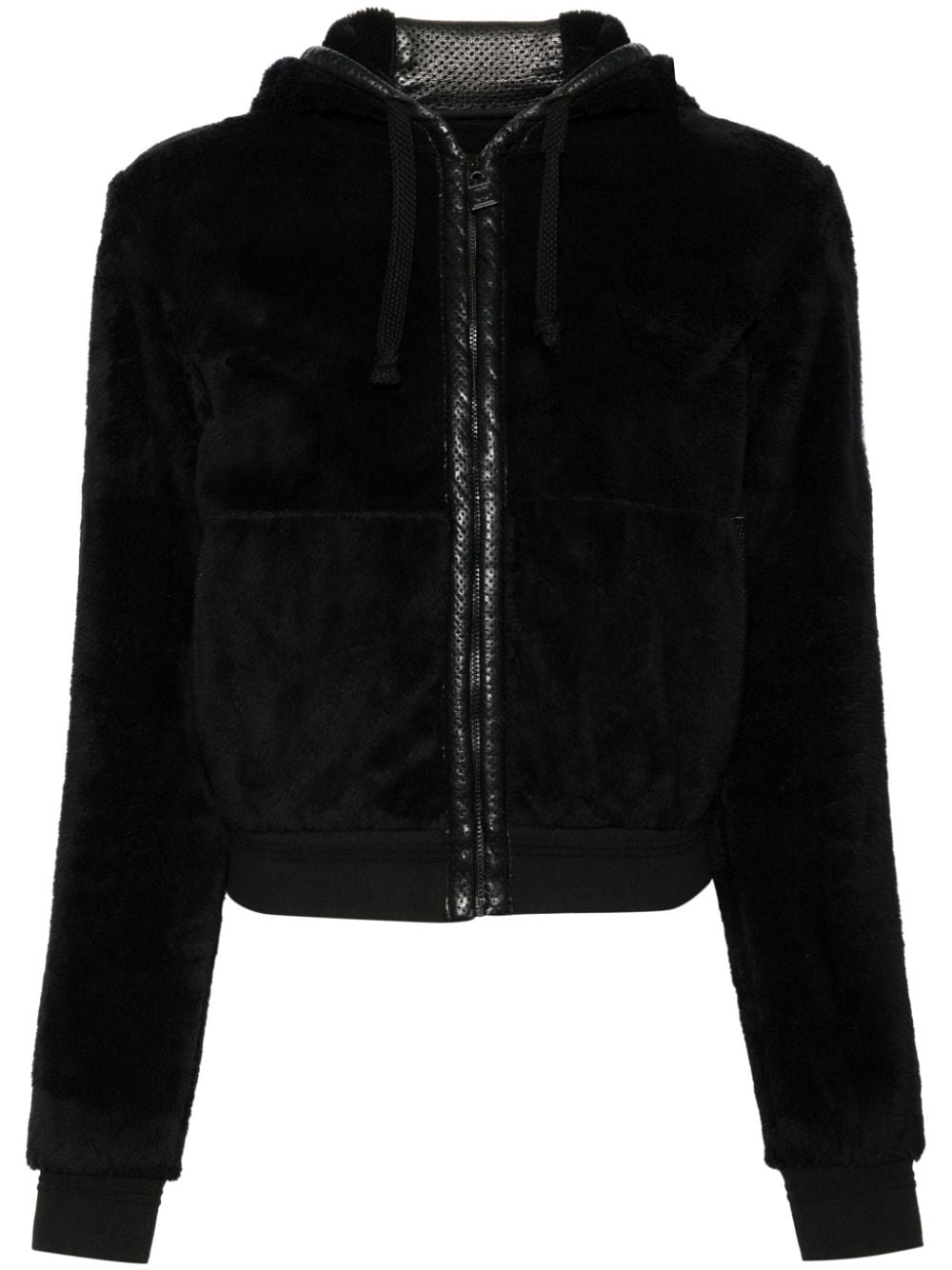 CHANEL Pre-Owned 2009 CC zip-up hoodie - Black von CHANEL Pre-Owned