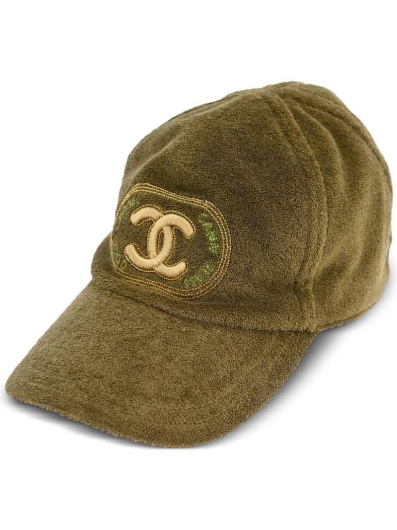 CHANEL Pre-Owned 2010 CC cap - Green von CHANEL Pre-Owned