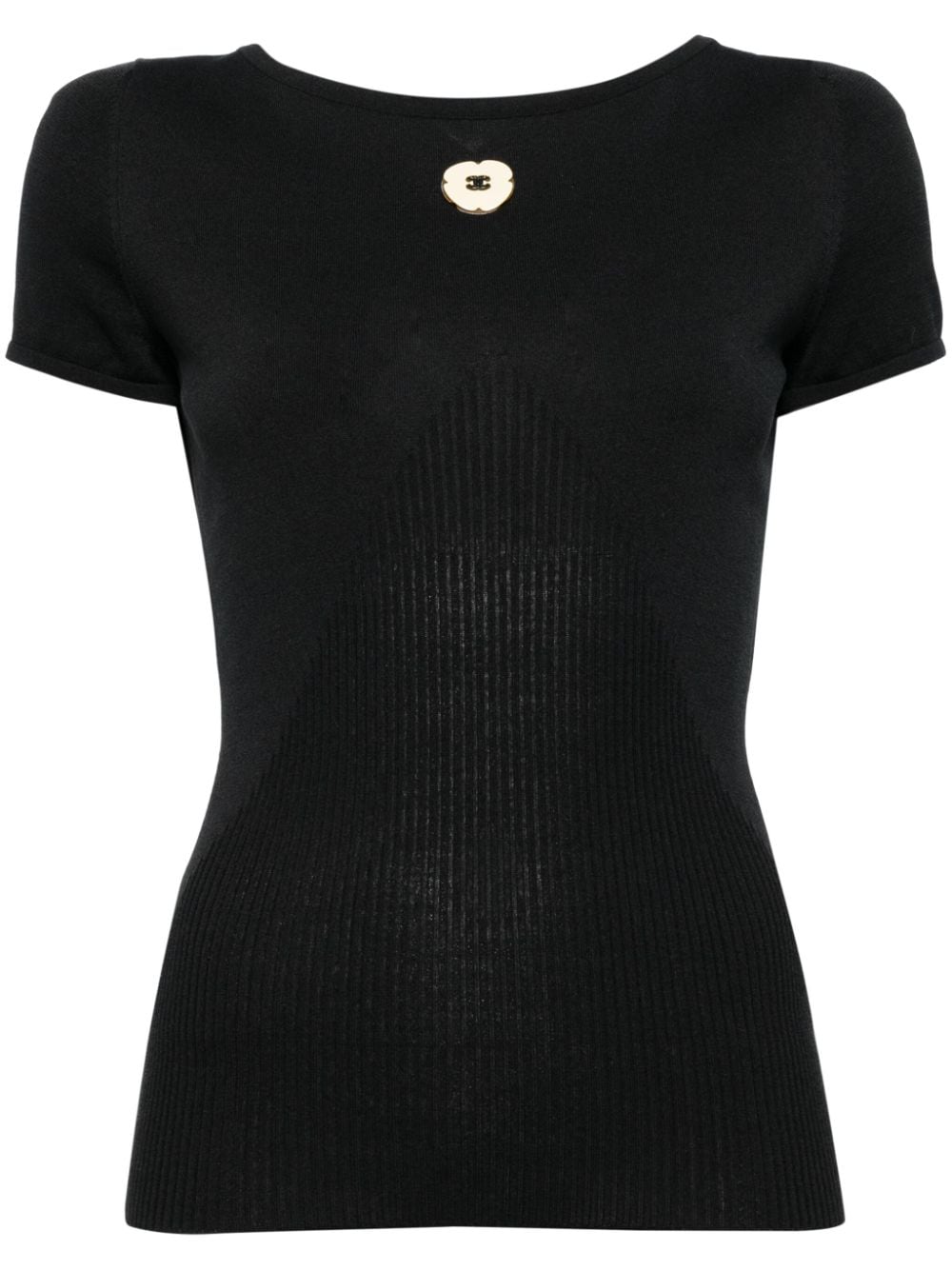 CHANEL Pre-Owned 2010s T-shirt Tops - Black von CHANEL Pre-Owned