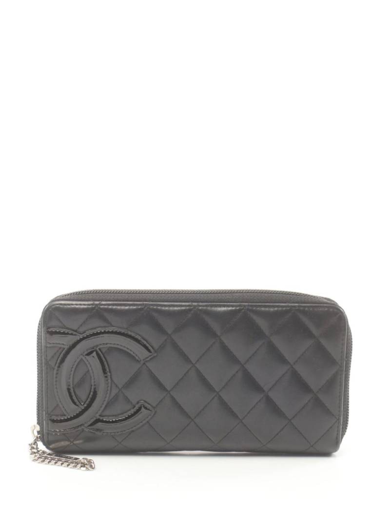 CHANEL Pre-Owned 2012-2013 Cambon wallet - Black von CHANEL Pre-Owned