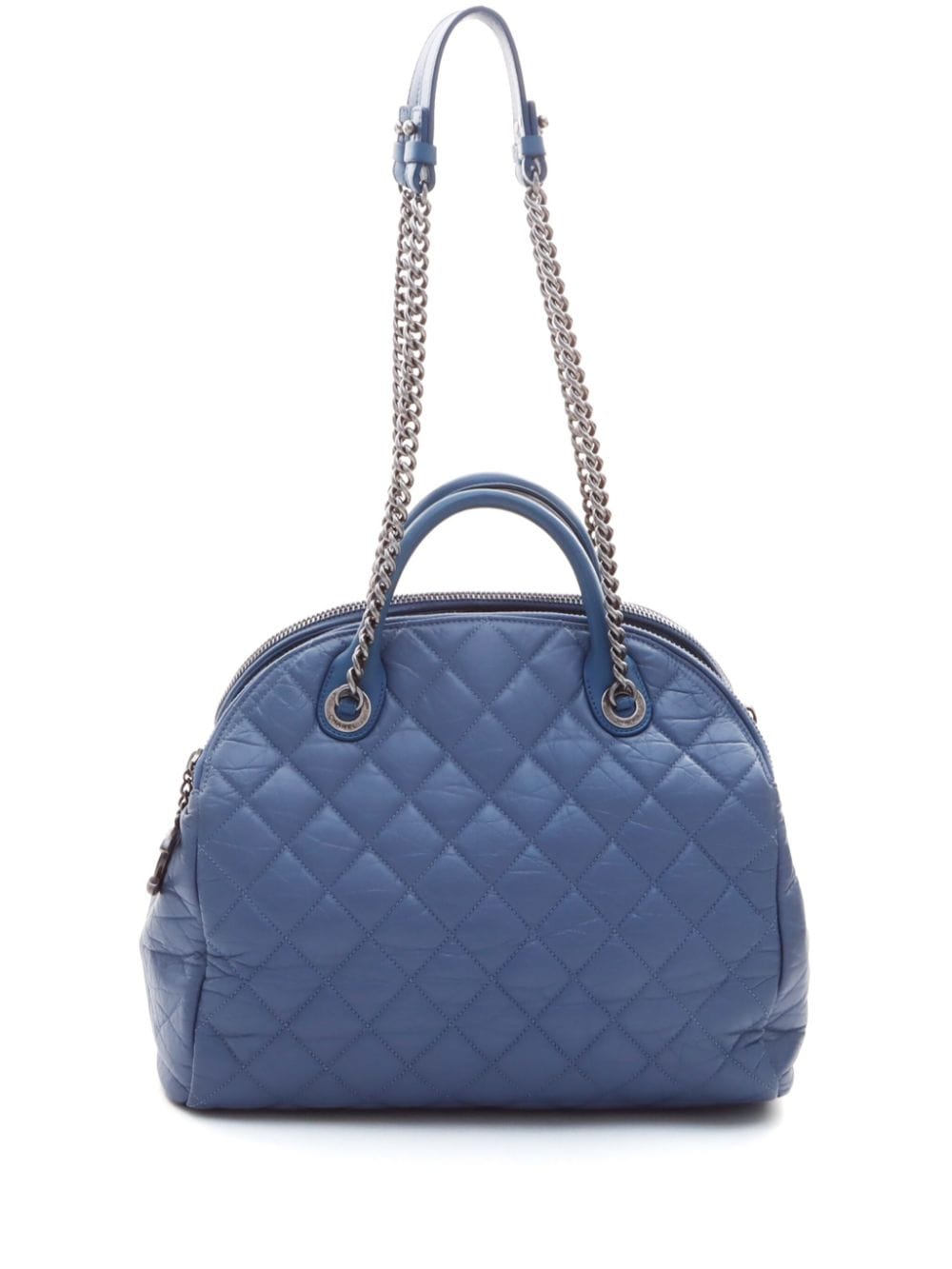 CHANEL Pre-Owned 2013 CC diamond-quilted two-way handbag - Blue von CHANEL Pre-Owned