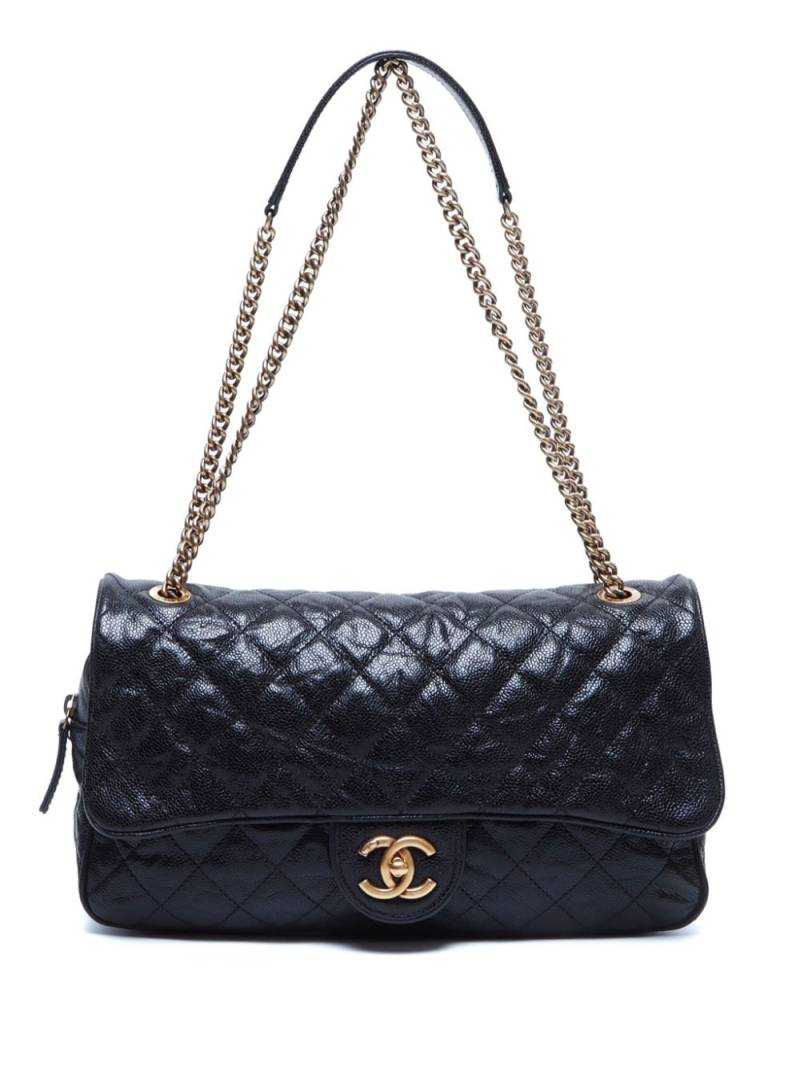 CHANEL Pre-Owned 2013 CC turn-lock diamond-quilted shoulder bag - Black von CHANEL Pre-Owned