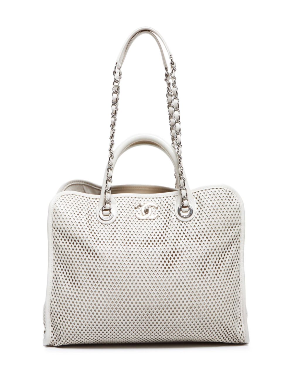 CHANEL Pre-Owned 2013 Up In The Air two-way handbag - White von CHANEL Pre-Owned